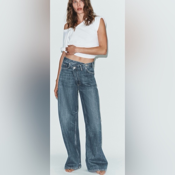 Zara Denim - Zara  Crossover  Waist Jeans